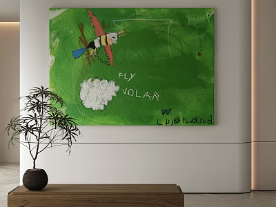 decorative painting 3d model
