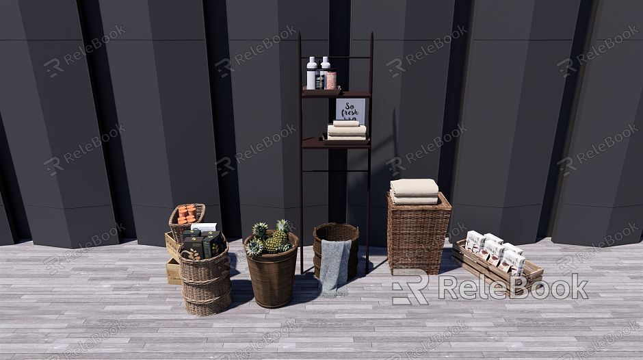 Nordic Storage Basket Storage Rack model