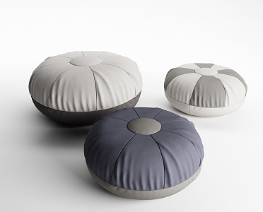 Modern sofa stool 3d model