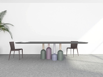 Modern Conference Table Small Conference Table Conference Table Chair Conference Table 3d model