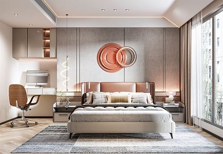 Modern Bedroom 3d model