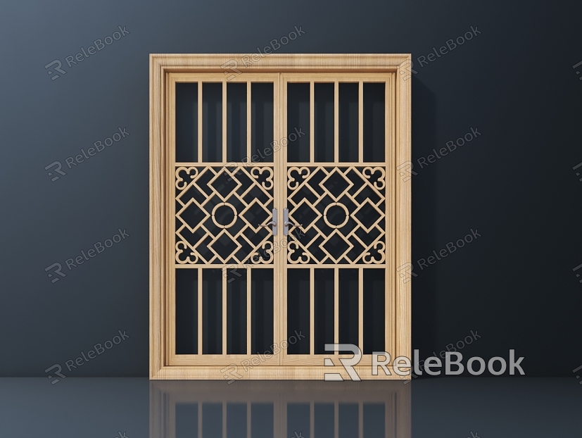 Chinese casement window carved hardware all kinds of carved carved carved all kinds of carved model