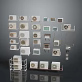 Electrical Appliances Display With Various Styles of Air Conditioners And Related Parts