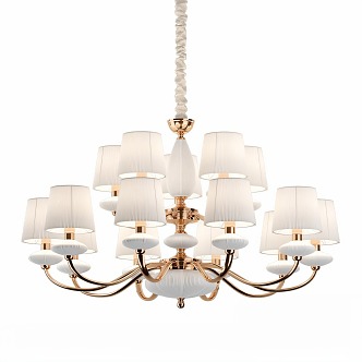 French chandelier lamps 3d model