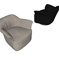 Single sofa 3d model
