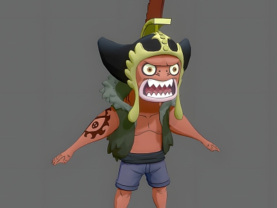 One Piece Shark Man Dharma One Piece Animation Movie Game Cartoon Dharma Sharkman Can Do Action model