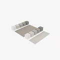 Spherical Building Component With Speckled Texture In Multiple Neutral Color Options