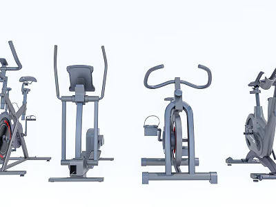 Home Gym Sports Equipment With Various Fitness Machines And Durable Design 3d model
