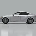 Silver Sleek Sedan Car With Modern Design Front Grille Brown Interior And Alloy Wheels