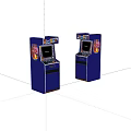 Game machine 3d model