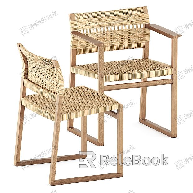 Modern Outdoor Chair Leisure Chair Single Chair Rattan Chair Outdoor Leisure Chair model