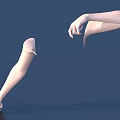 Manicure Hand Model 3d model