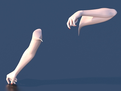 Manicure Hand Model 3d model