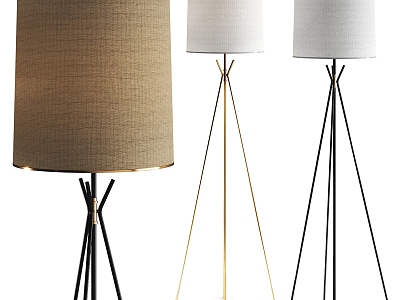 New Chinese Style Fabric Floor Lamp model