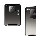Modern Midea Black Kitchen Appliance With Digital Display And Control Buttons