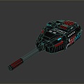 laser tower turret turntable sci-fi tower defense game tower defense sci-fi turret game turret game turret 3d model