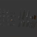 Modern weapons Ancient weapons Cold weapons Medieval items Medieval weapons 3d model
