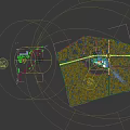 Aerial View Planning of High Rise Apartments Low Rise Houses Green Areas and Waterfront