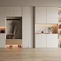 Modern shoe cabinet 3d model