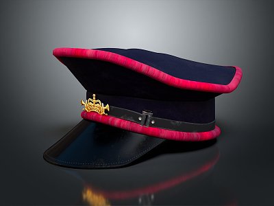 Army Hat Police Hat Officer Hat General Hat Realistic model