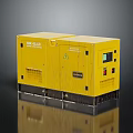 Yellow WK ELEC Generator For Home Emergency Power Supply With Control Panel