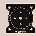 Thorlabs Precision Mechanical Component With Graduated Scale Holes And Square Frame