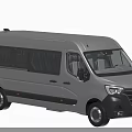 White Commercial Van With Long Wheelbase Side Windows Black Trim And Modern Design
