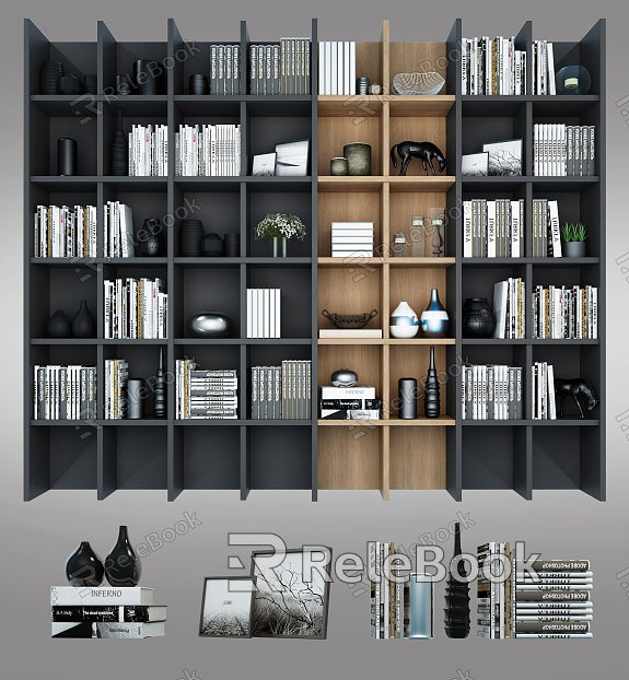 Modern Bookshelf model