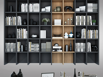 Modern Bookshelf model