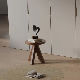 Modern Bedside Cabinet 3d model