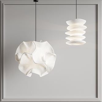 Modern chandelier 3d model