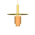 Modern chandelier bedside chandelier metal small chandelier 3d model