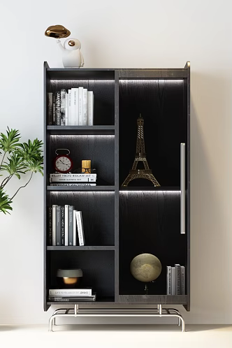 Bookcase Modern Bookcase Italian Bookcase Modern Minimalist Bookcase Italian Minimalist Bookcase 3d model