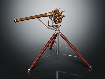 Modern Machine Gun Antique Machine Vintage Machine Gun 3d model