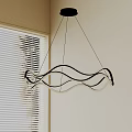 Modern chandelier 3d model