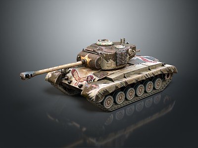 Modern Tanks Military Vehicles 3d model