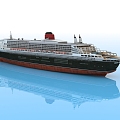 Ship Queen Mary Cruise Ship Queen Mary Model Ship 3D Ship 3d model