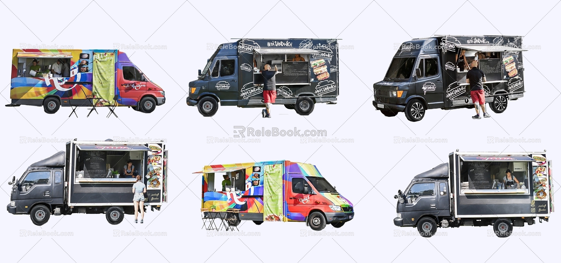 RV Mobile Convenience Store Mobile Commissary 2D 3d model