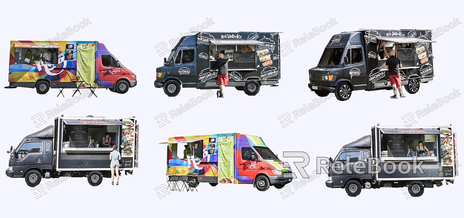 RV Mobile Convenience Store Mobile Commissary 2D model