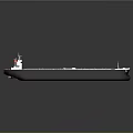 Modern Cargo Ship Design Featuring White Black Hull Red Bow And Neatly Arranged Deck Areas