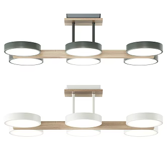 Nordic Simple Chandelier 3d model