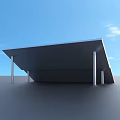 Solar Photovoltaic Panel System With Double Panels And Metal Mounting Frame For Outdoor Installation