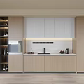 Modern Restaurant Kitchen Featuring Light Wood Cabinets White Upper Storage Countertop And Oven