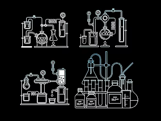 Chemical Symbol Icon Silhouette 3d model