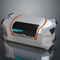 Modern Science Fiction Box Science Fiction Box Military Box Password Box 3d model