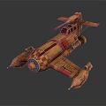 Modern fighter sci-fighter sci-fighter space fighter 3d model