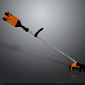 Orange Electric String Trimmer For Efficient Plant Maintenance And Garden Greenery Care