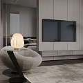 Modern Living And Dining Room Interior With Large Windows Sea View Sofa And Coffee Table