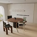 Modern table combination 3d model