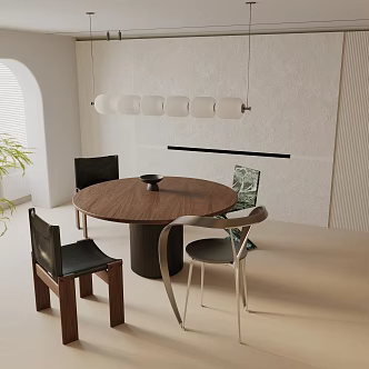 Modern table combination 3d model